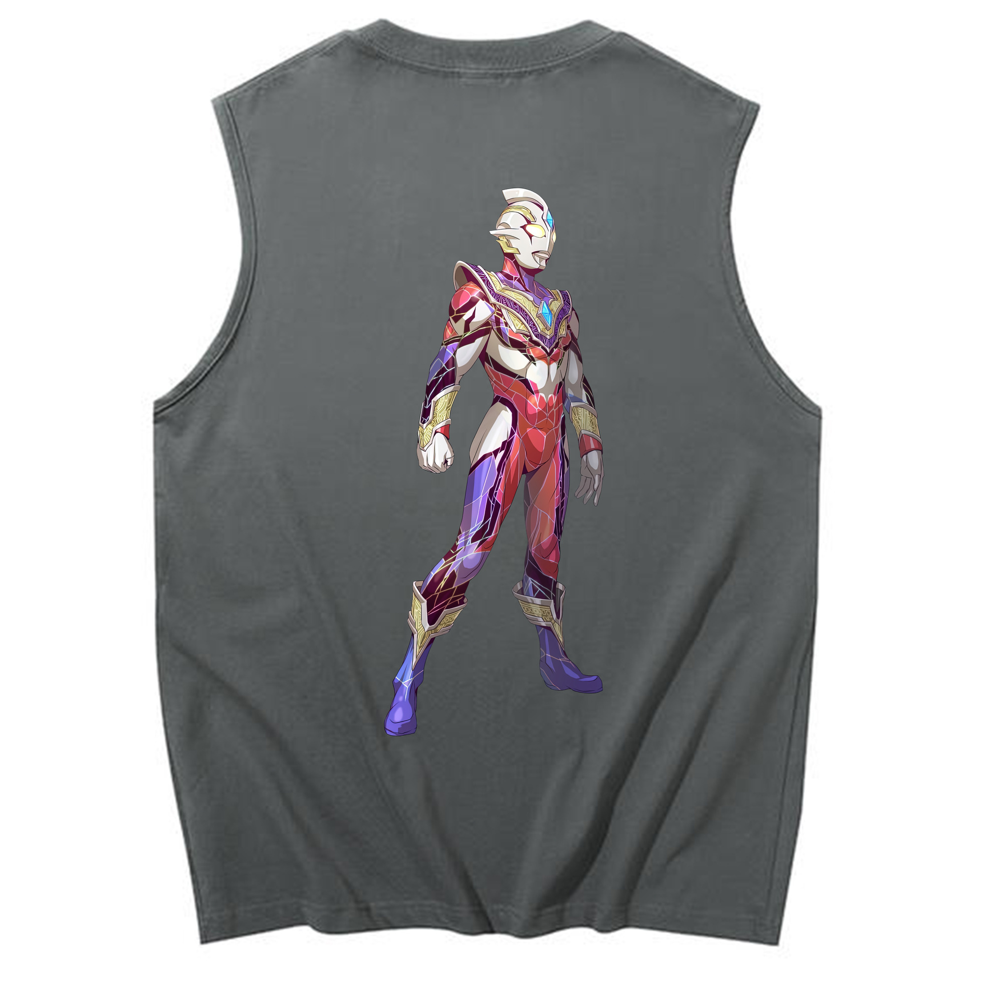 （画像用） ウルトラマン Ultraman コットン100％タンクトップ（背面プリント）